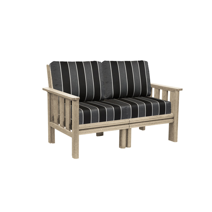 CR Plastics Stratford Loveseat with cushions