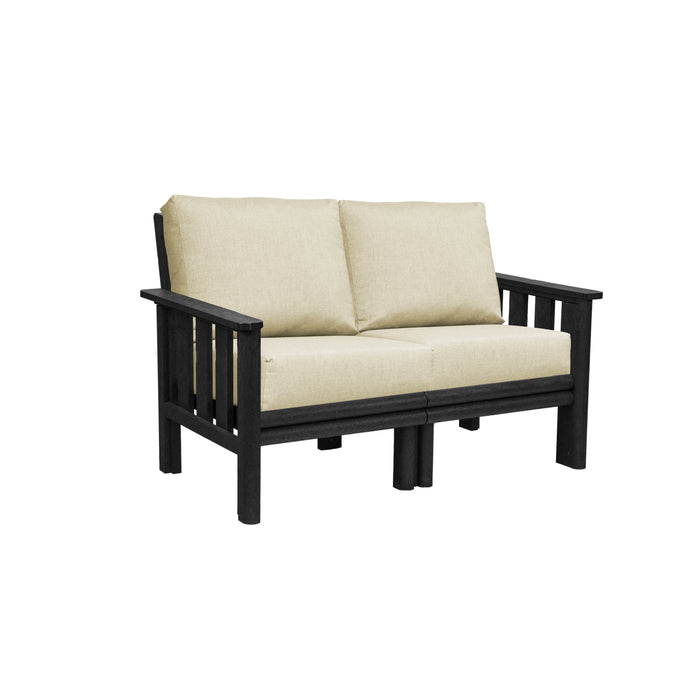 CR Plastics Stratford Loveseat with cushions