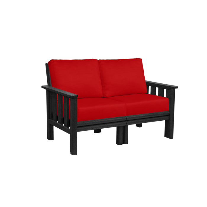 CR Plastics Stratford Loveseat with cushions