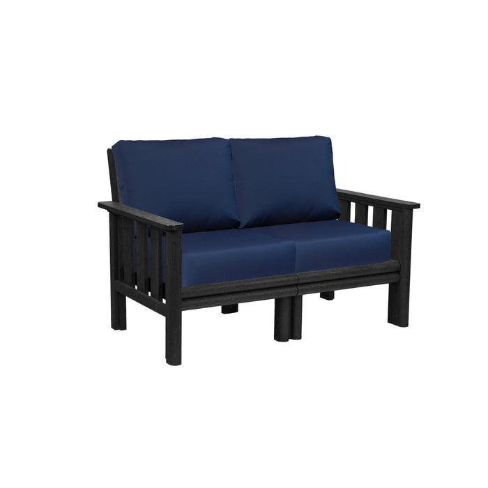 CR Plastics Stratford Loveseat with cushions