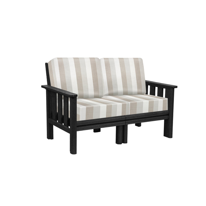 CR Plastics Stratford Loveseat with cushions