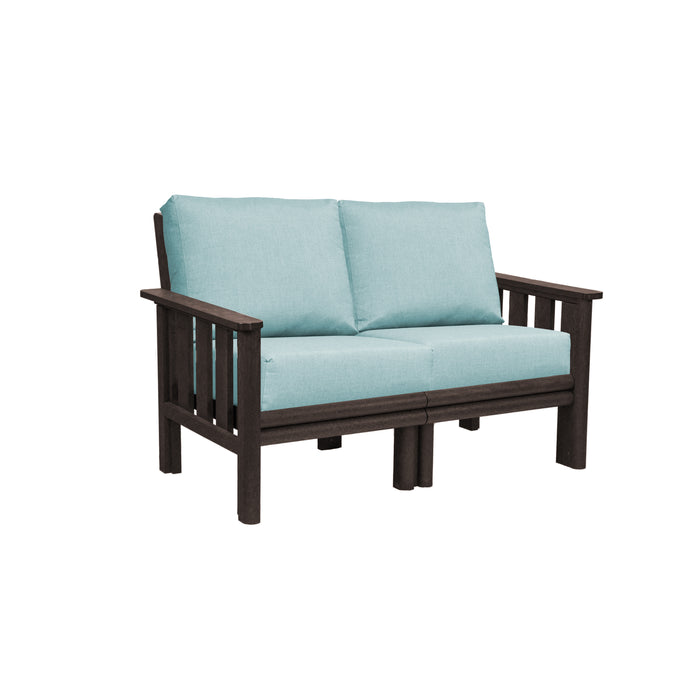 CR Plastics Stratford Loveseat with cushions