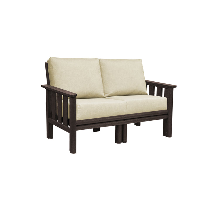CR Plastics Stratford Loveseat with cushions