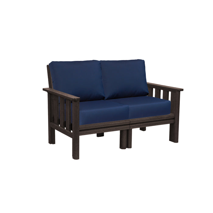 CR Plastics Stratford Loveseat with cushions