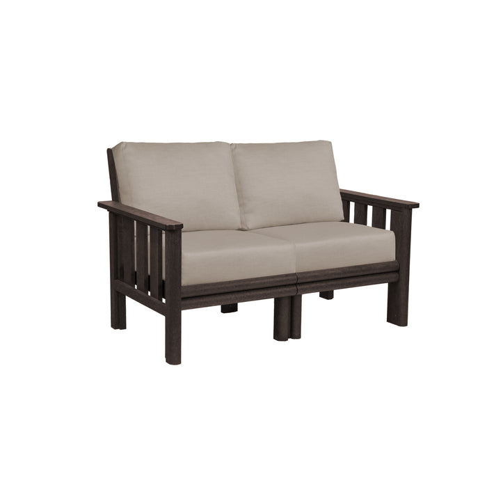 CR Plastics Stratford Loveseat with cushions