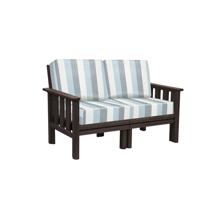 CR Plastics Stratford Loveseat with cushions
