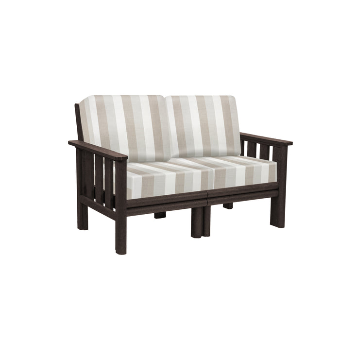 CR Plastics Stratford Loveseat with cushions