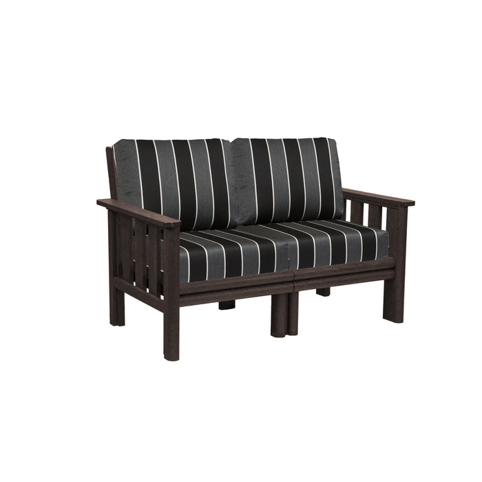 CR Plastics Stratford Loveseat with cushions