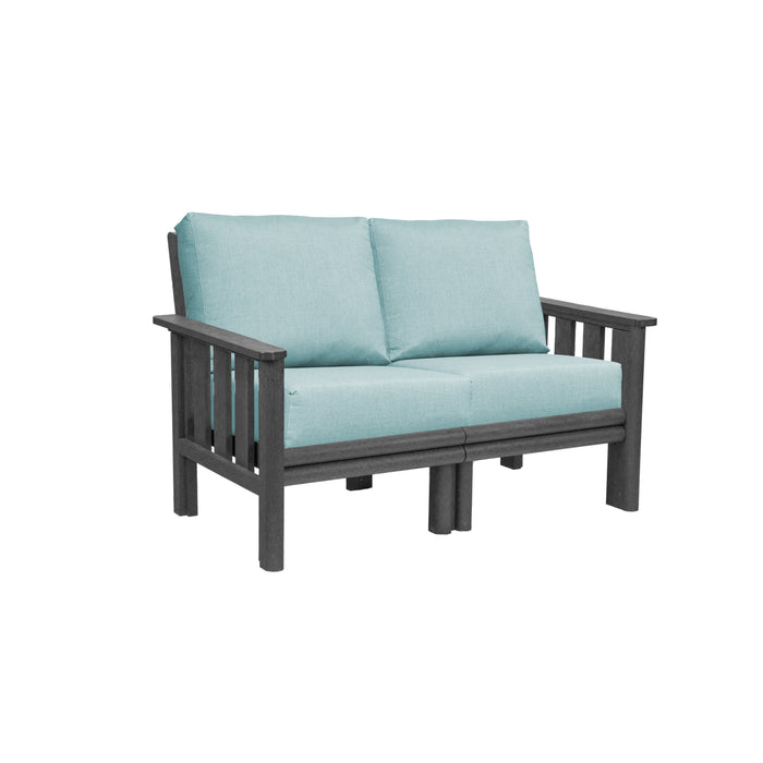 CR Plastics Stratford Loveseat with cushions