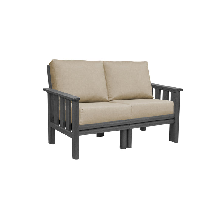 CR Plastics Stratford Loveseat with cushions
