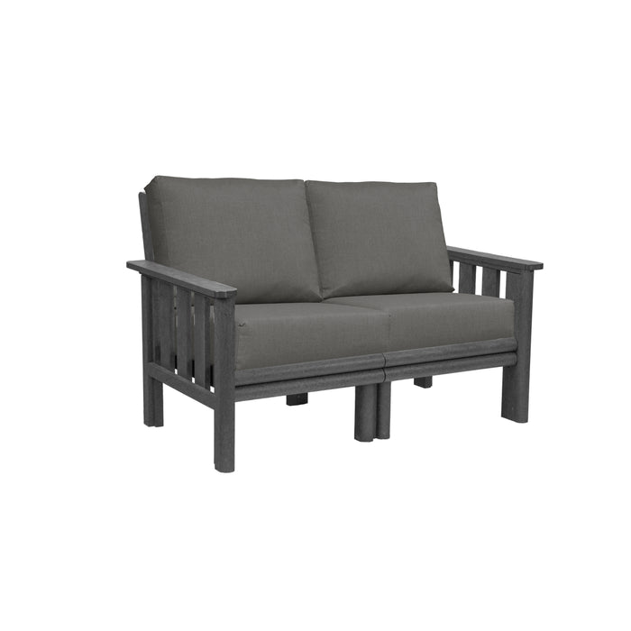 CR Plastics Stratford Loveseat with cushions