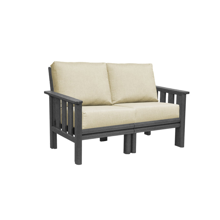 CR Plastics Stratford Loveseat with cushions