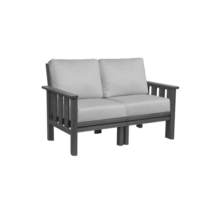 CR Plastics Stratford Loveseat with cushions