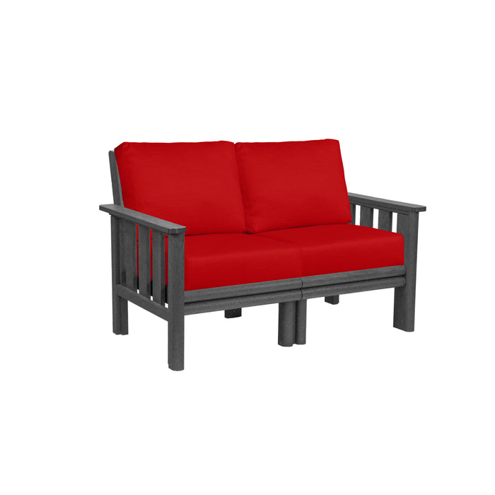 CR Plastics Stratford Loveseat with cushions