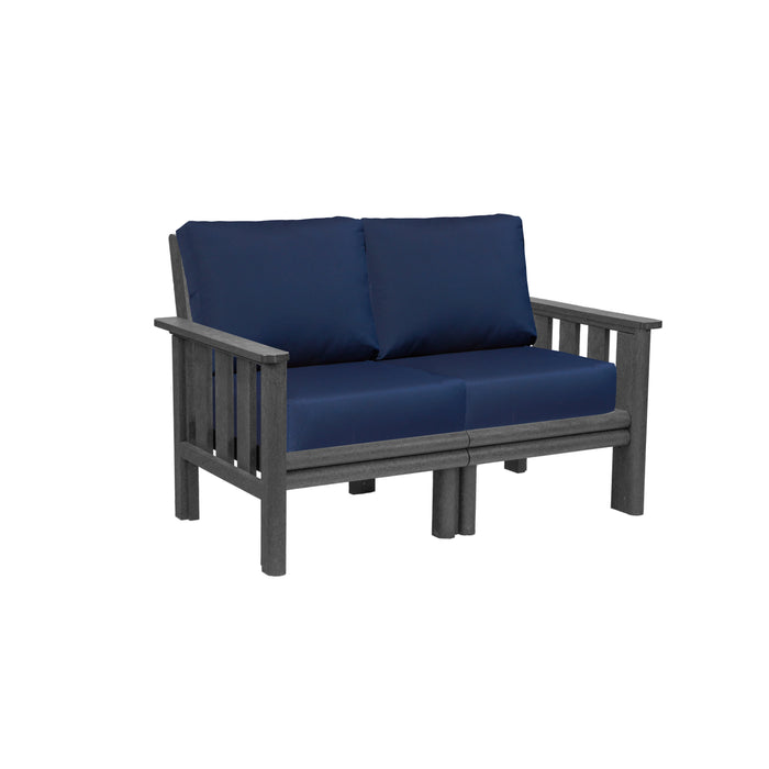 CR Plastics Stratford Loveseat with cushions