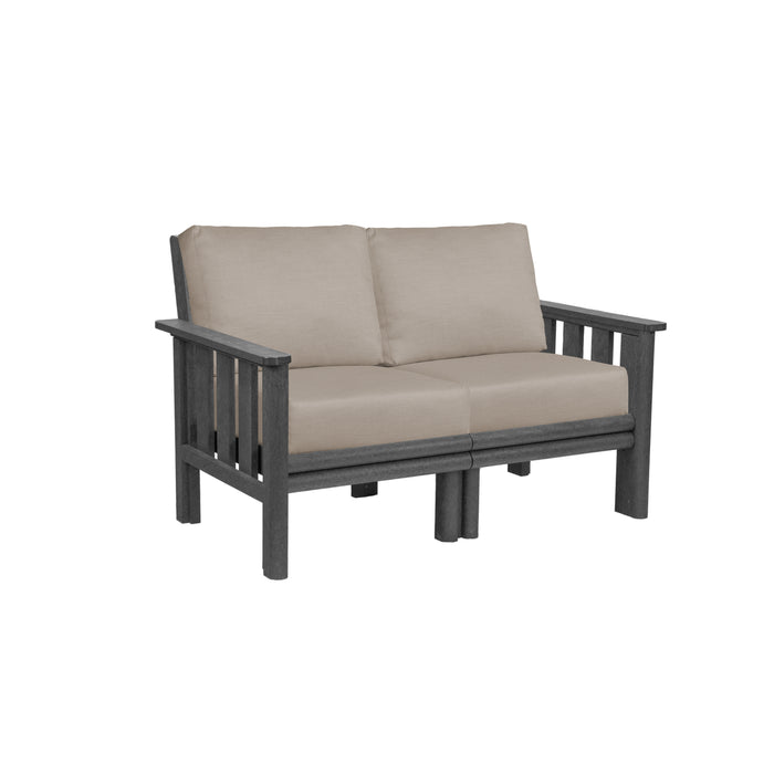 CR Plastics Stratford Loveseat with cushions