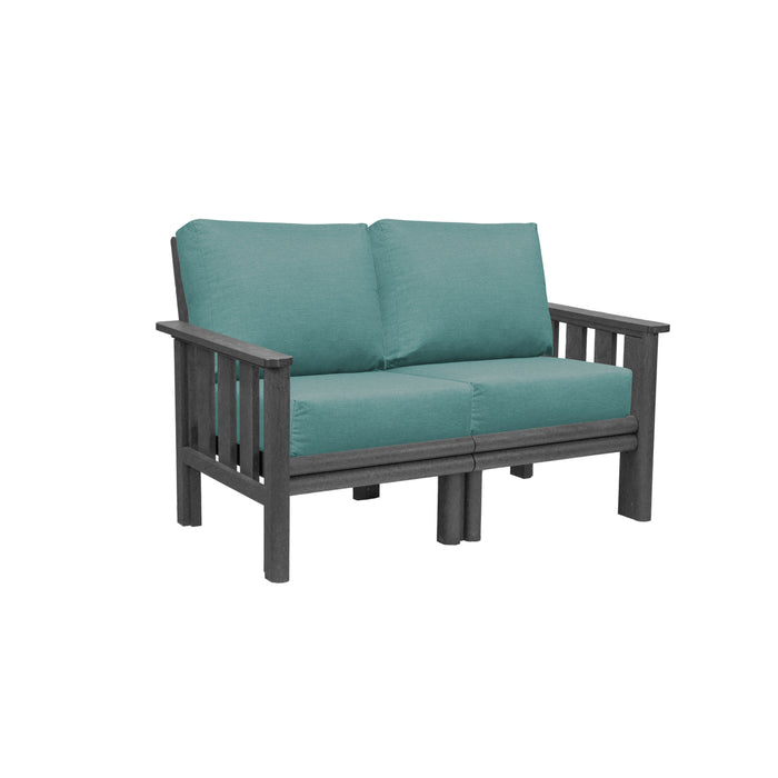 CR Plastics Stratford Loveseat with cushions