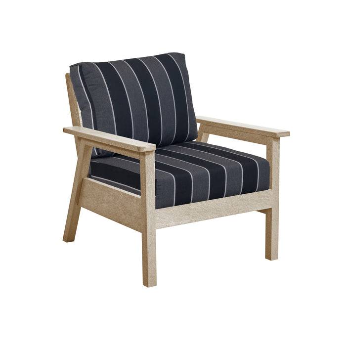 CR Plastics Tofino Arm Chair with cushion