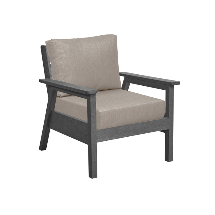 CR Plastics Tofino Arm Chair with cushion