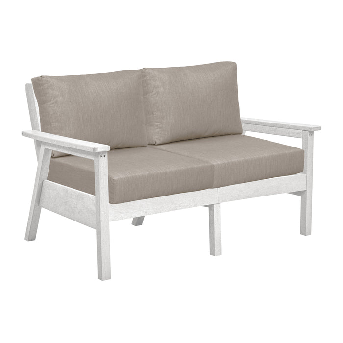 CR Plastics Tofino Loveseat with cushions