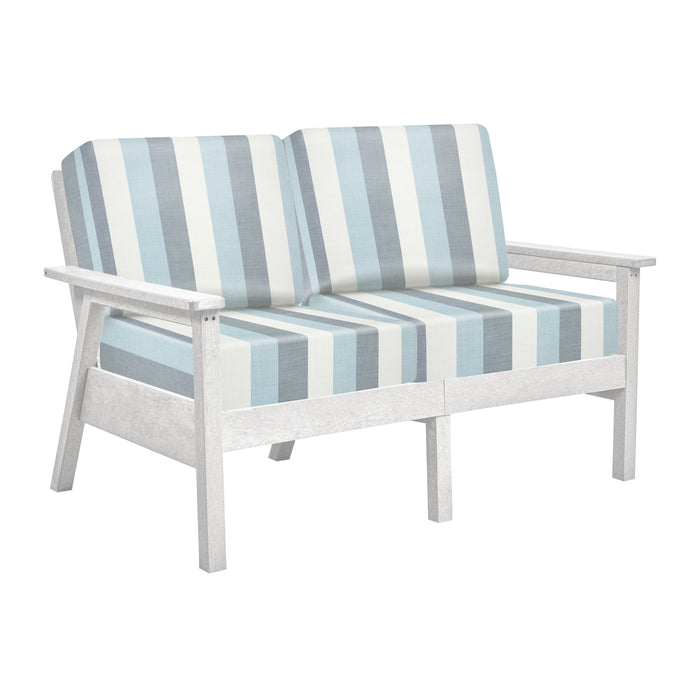 CR Plastics Tofino Loveseat with cushions