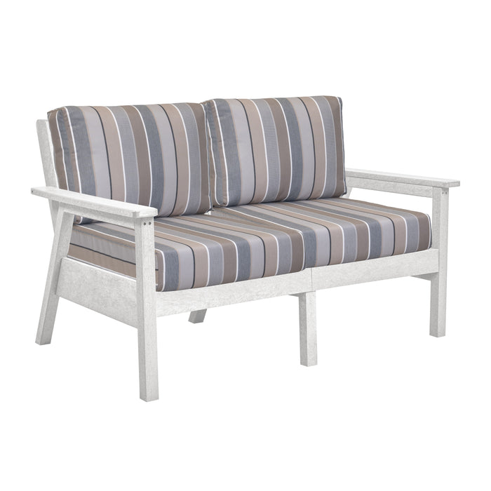 CR Plastics Tofino Loveseat with cushions
