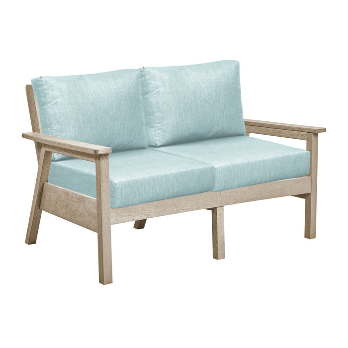CR Plastics Tofino Loveseat with cushions