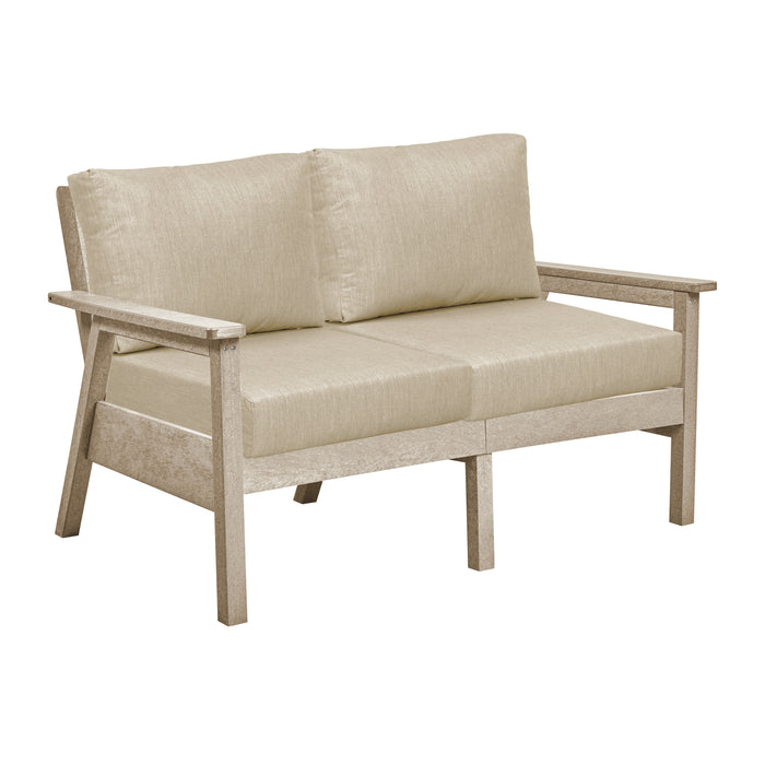 CR Plastics Tofino Loveseat with cushions