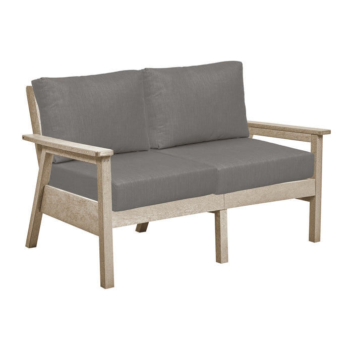 CR Plastics Tofino Loveseat with cushions