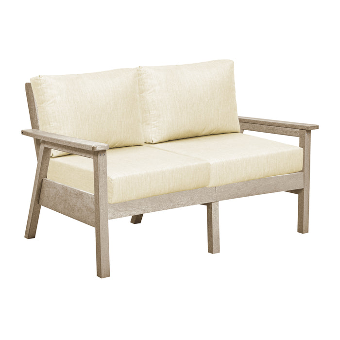 CR Plastics Tofino Loveseat with cushions