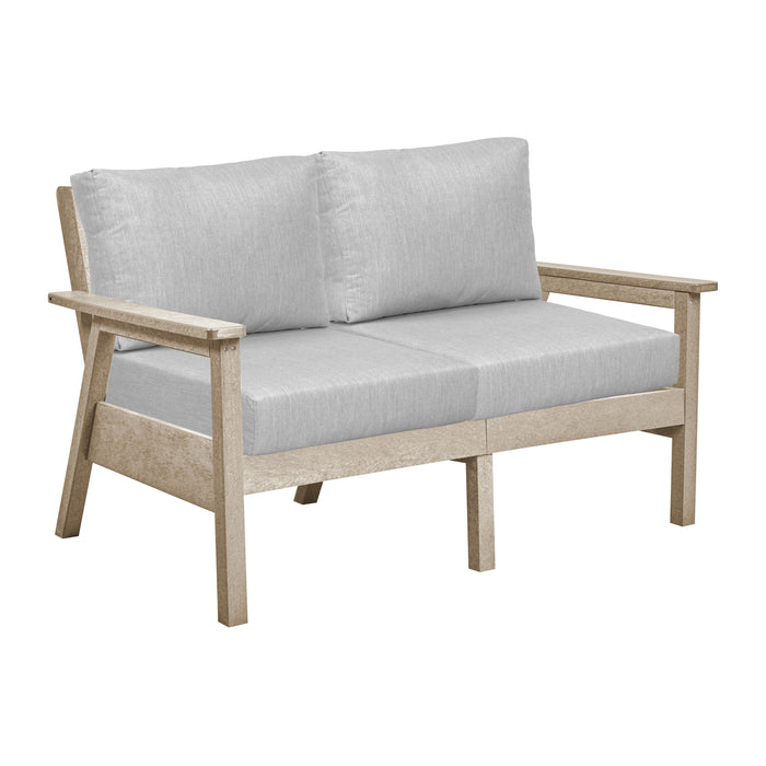 CR Plastics Tofino Loveseat with cushions