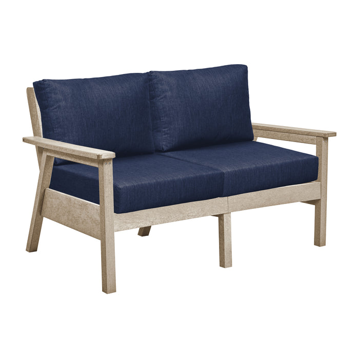 CR Plastics Tofino Loveseat with cushions