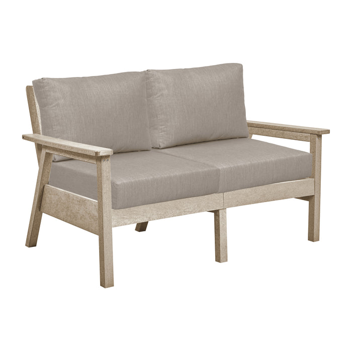CR Plastics Tofino Loveseat with cushions
