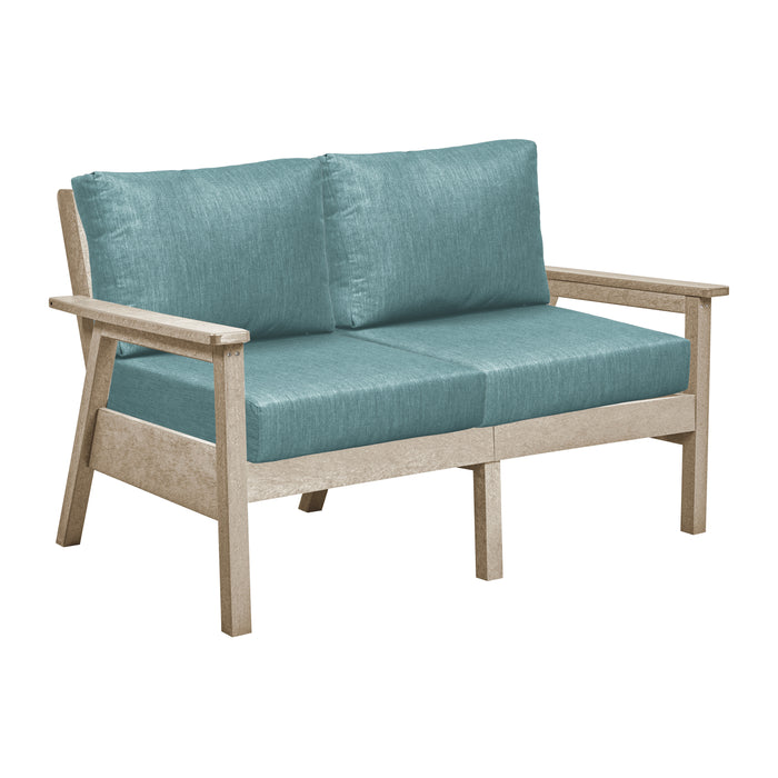 CR Plastics Tofino Loveseat with cushions