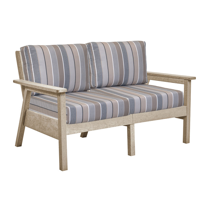 CR Plastics Tofino Loveseat with cushions