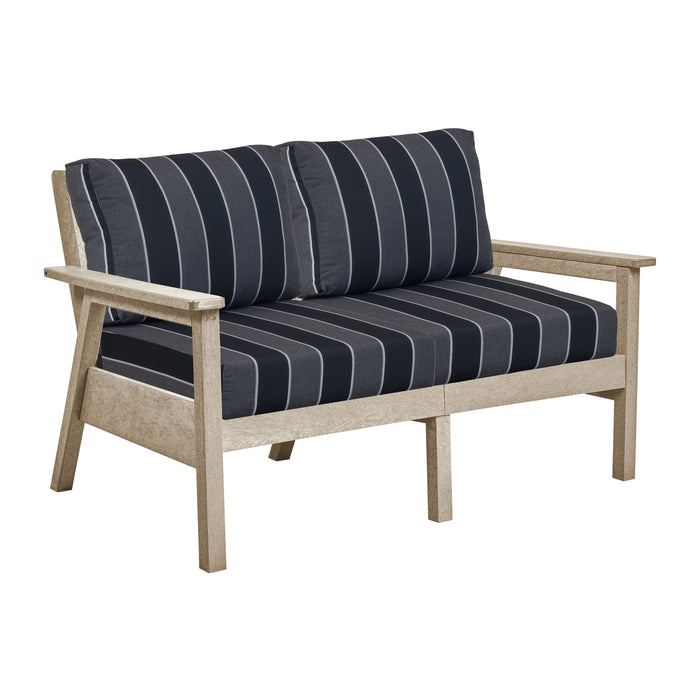 CR Plastics Tofino Loveseat with cushions