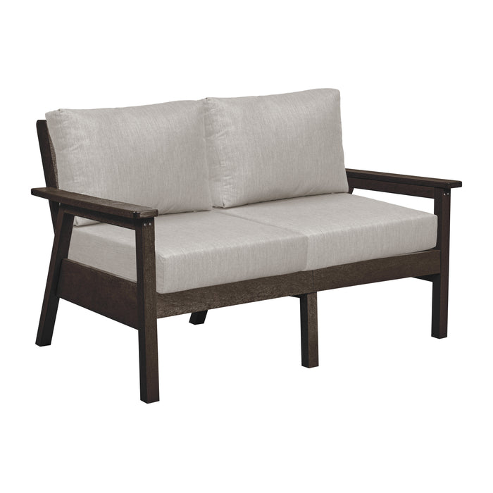 CR Plastics Tofino Loveseat with cushions