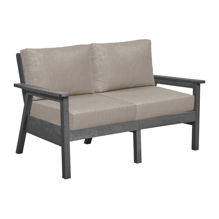 CR Plastics Tofino Loveseat with cushions
