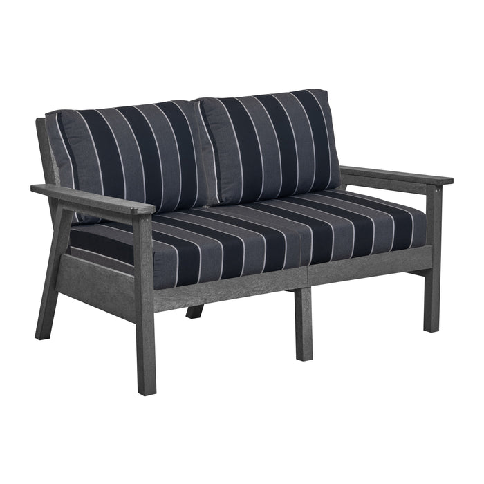 CR Plastics Tofino Loveseat with cushions