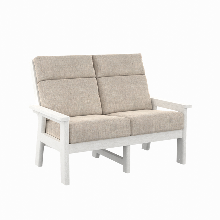 CR Plastics Charleston High Back Loveseat