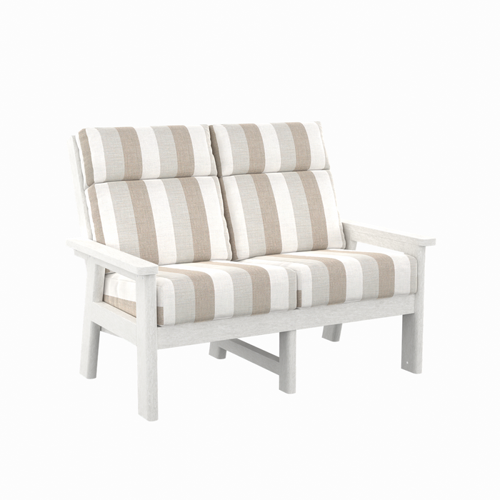 CR Plastics Charleston High Back Loveseat