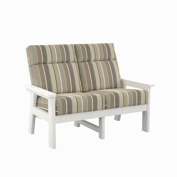 CR Plastics Charleston High Back Loveseat