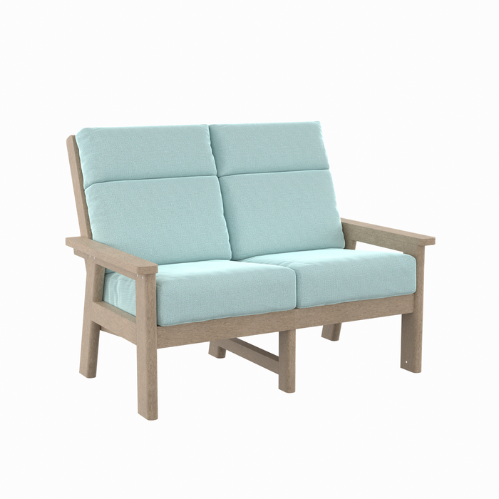 CR Plastics Charleston High Back Loveseat