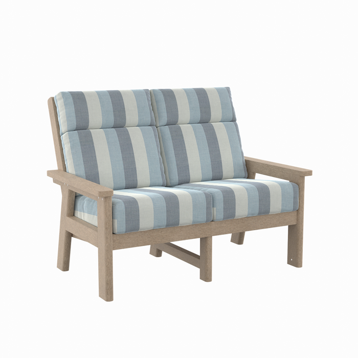 CR Plastics Charleston High Back Loveseat