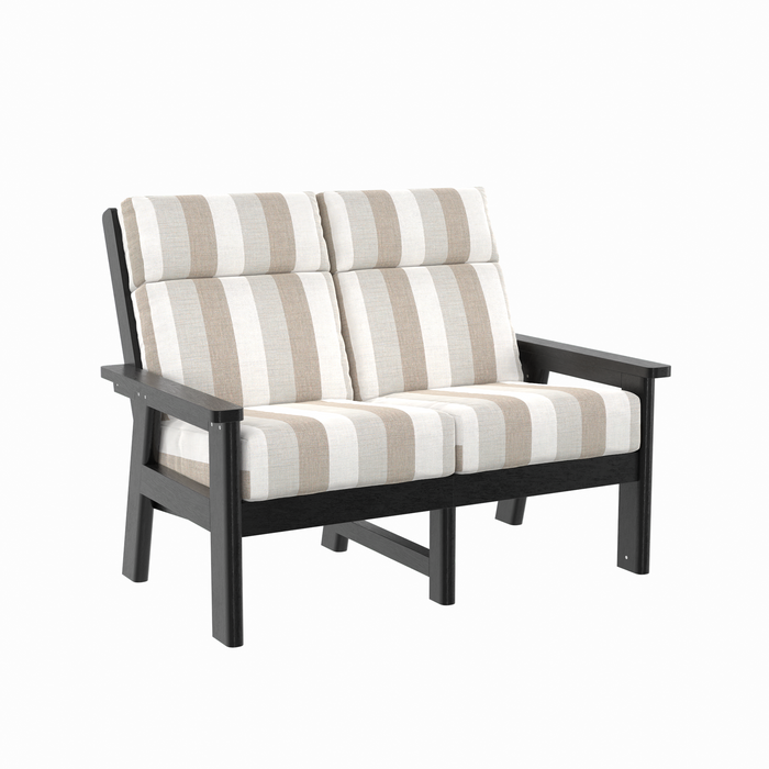 CR Plastics Charleston High Back Loveseat