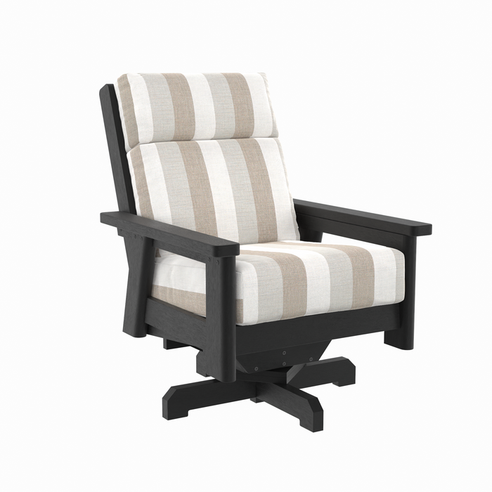 CR Plastics Charleston High Back Swivel Chair