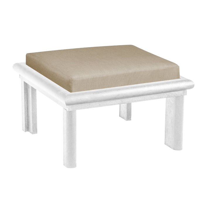 CR Plastics Stratford Large Ottoman with Cushion