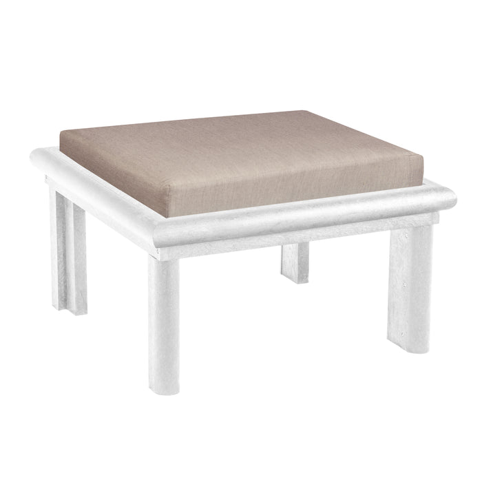 CR Plastics Stratford Large Ottoman with Cushion