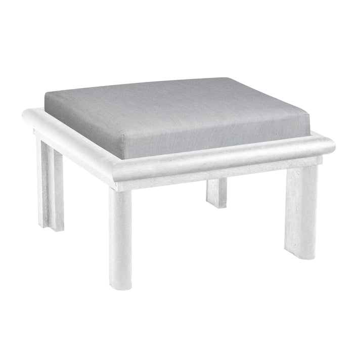 CR Plastics Stratford Large Ottoman with Cushion