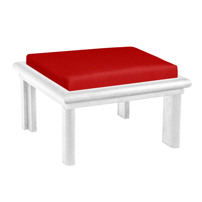 CR Plastics Stratford Large Ottoman with Cushion